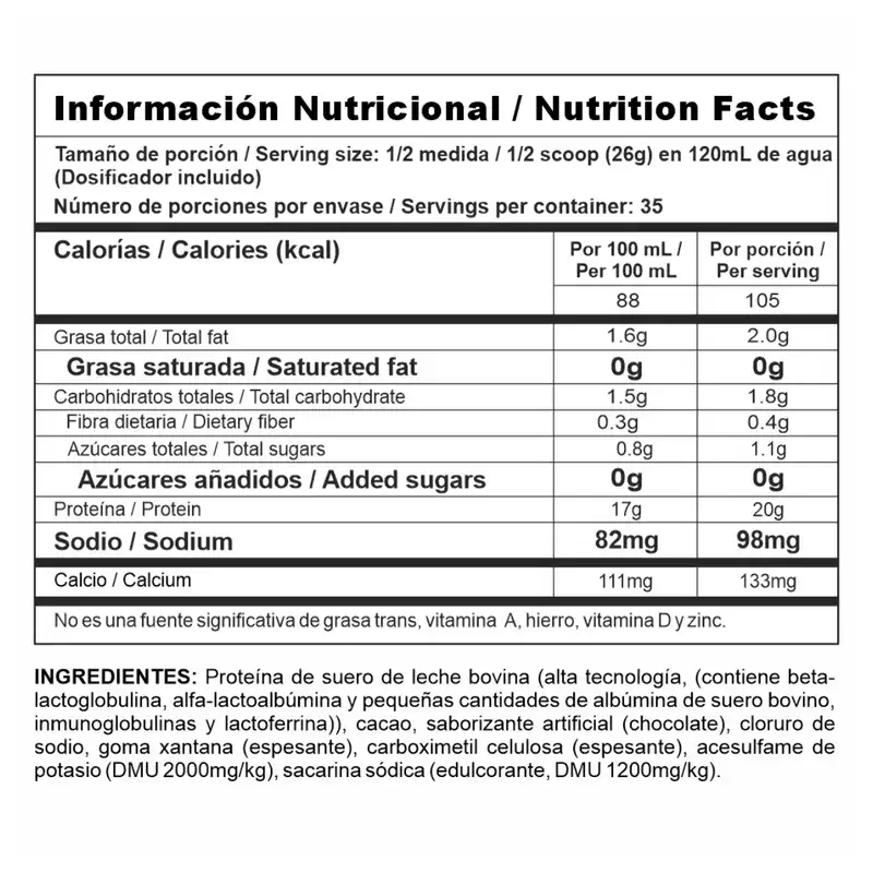 Proteina whey Bipro Classic Chocolat 2lb